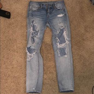 American Eagle ripped jeans